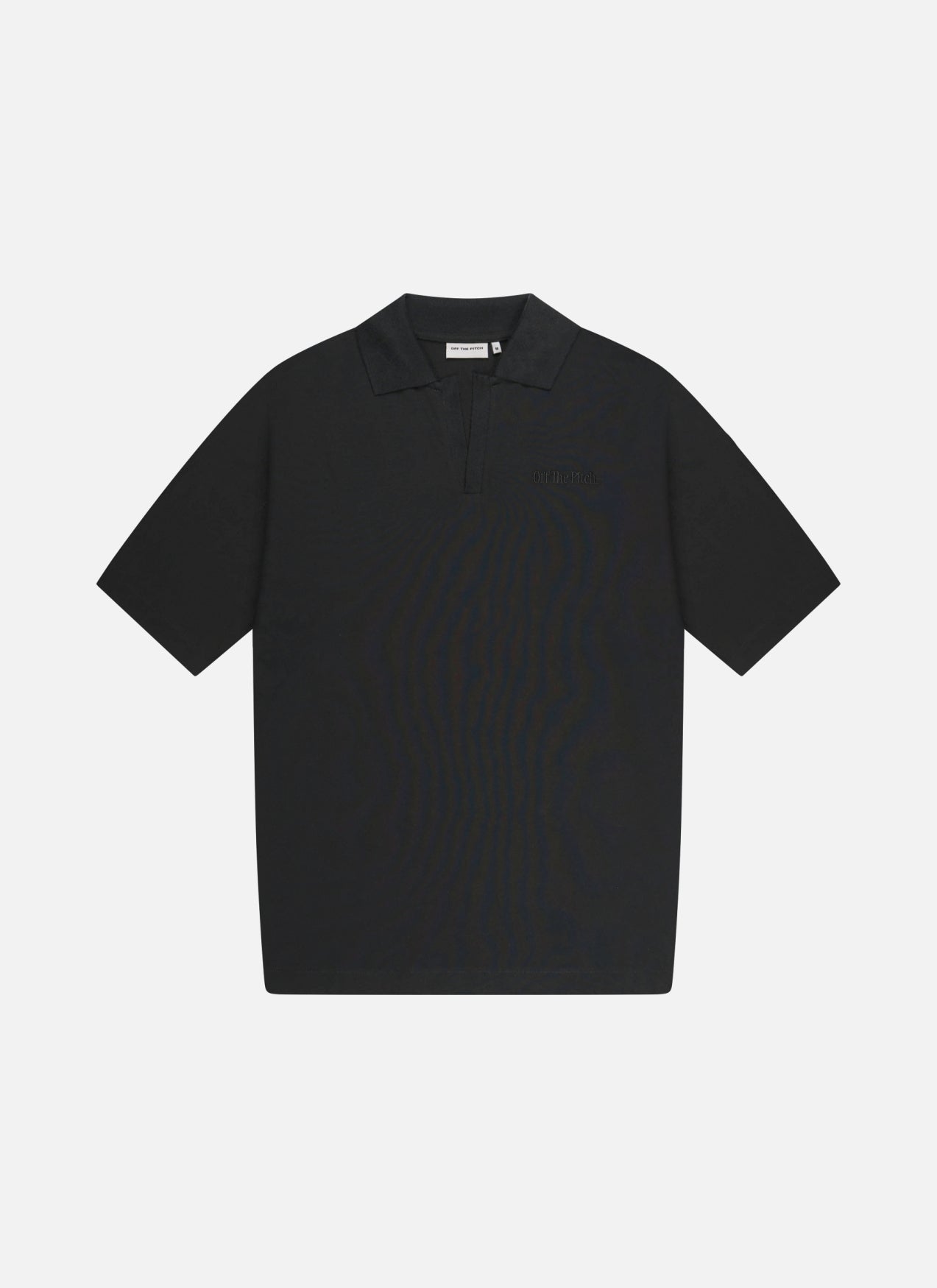 Wardrobe Essentials Oversized Polo | Black – Off The Pitch