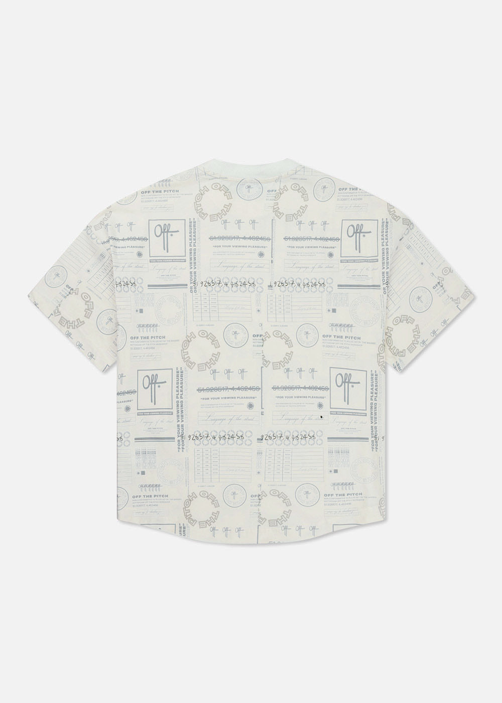 Chip Oversized Tee - 100% Co | Off White