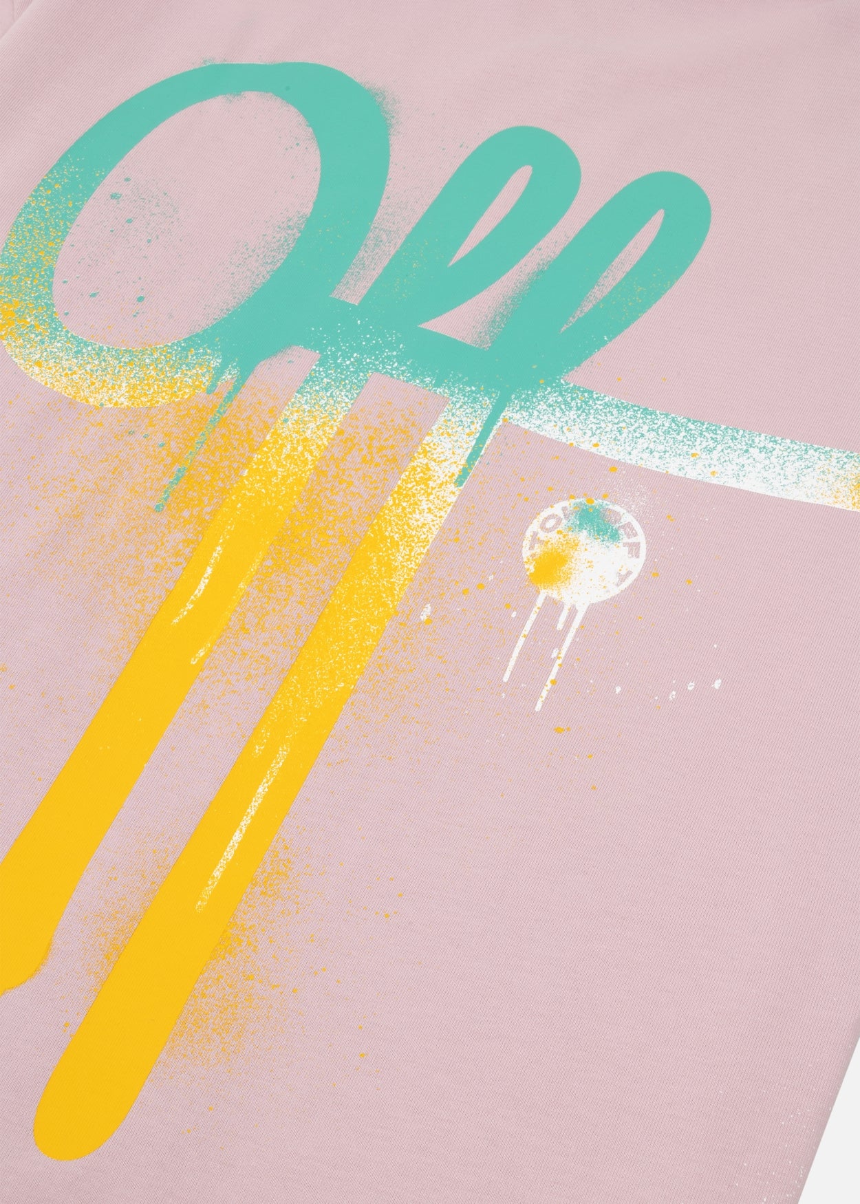 Graffity Oversized Tee | Old Pink