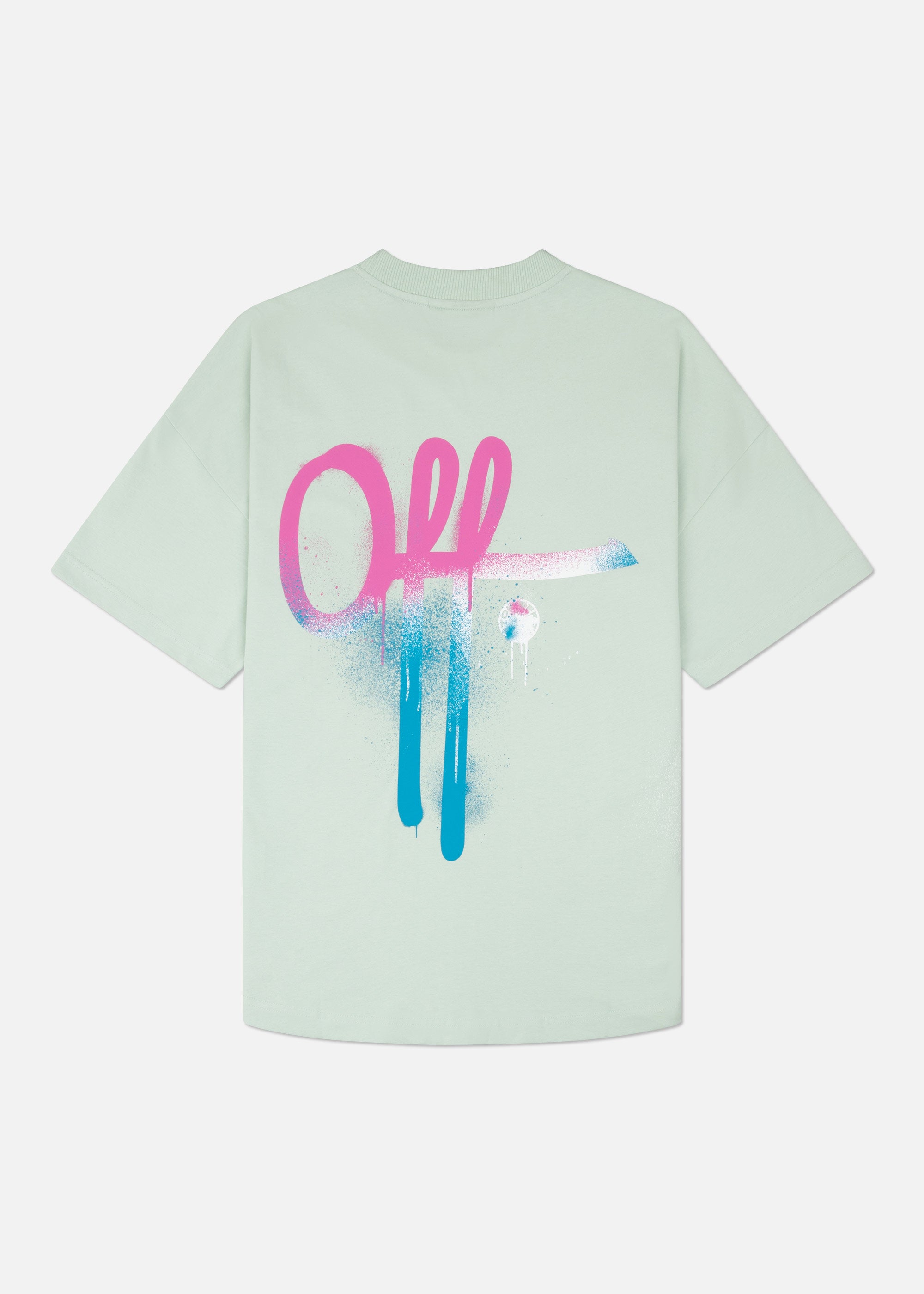 Graffity Oversized Tee | Green/White