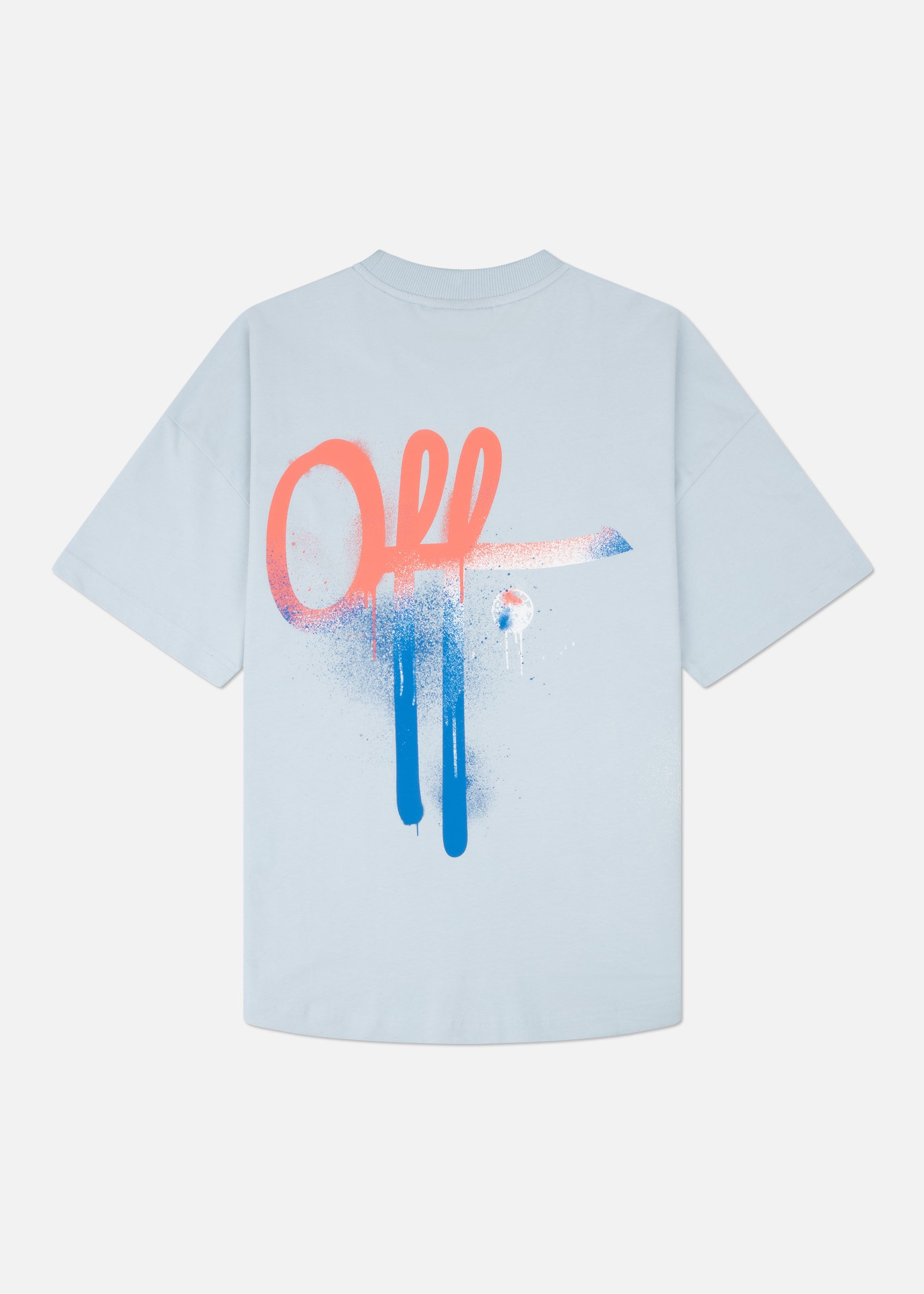Graffity Oversized Tee | Sky light blue