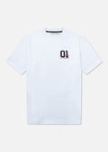 8TH BASH  LOOSE FIT TEE | White