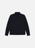 Polo de manga larga elegante | Azul marino/Azul