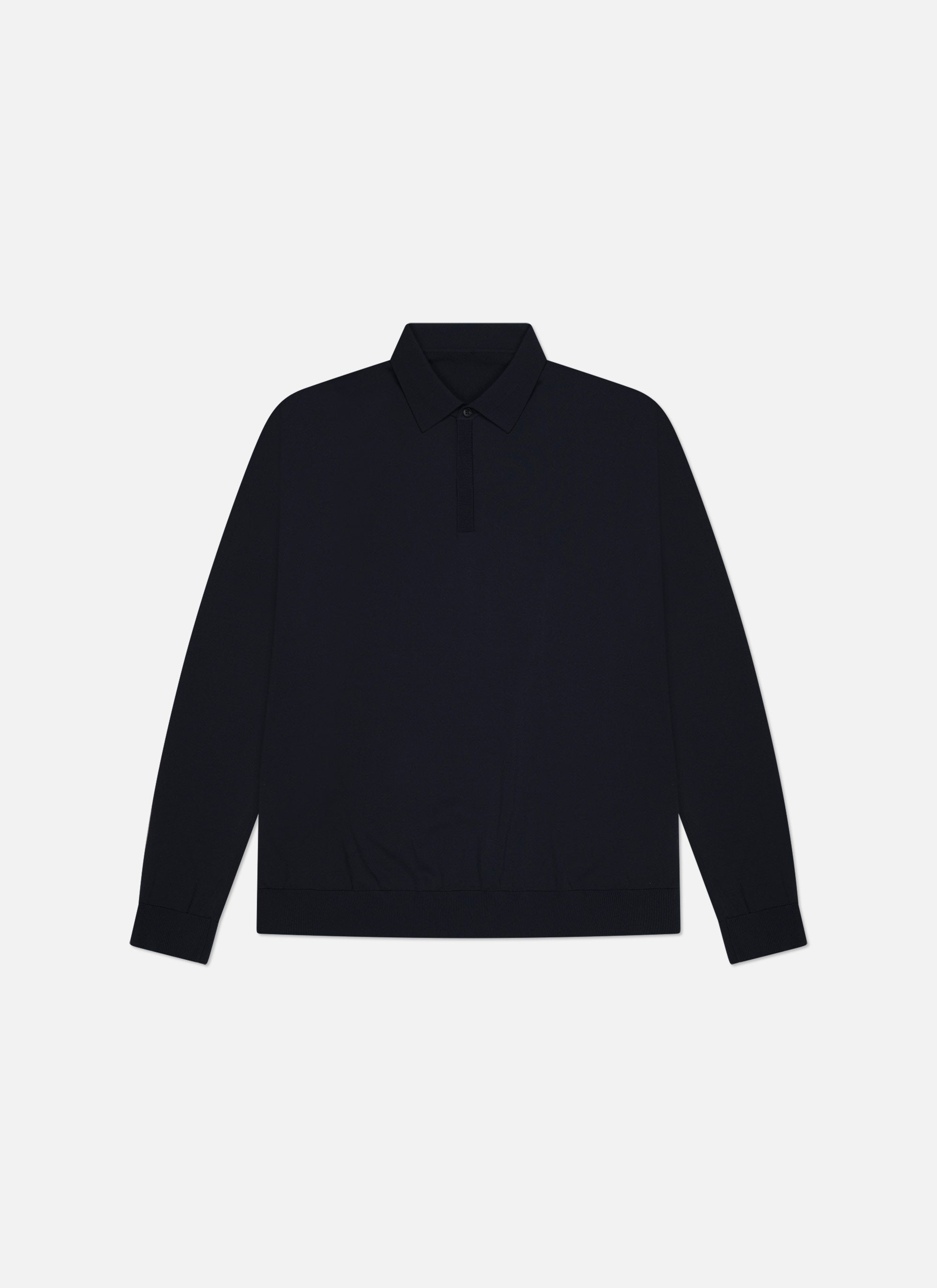 Smart Longsleeve Polo | Navy/Blue