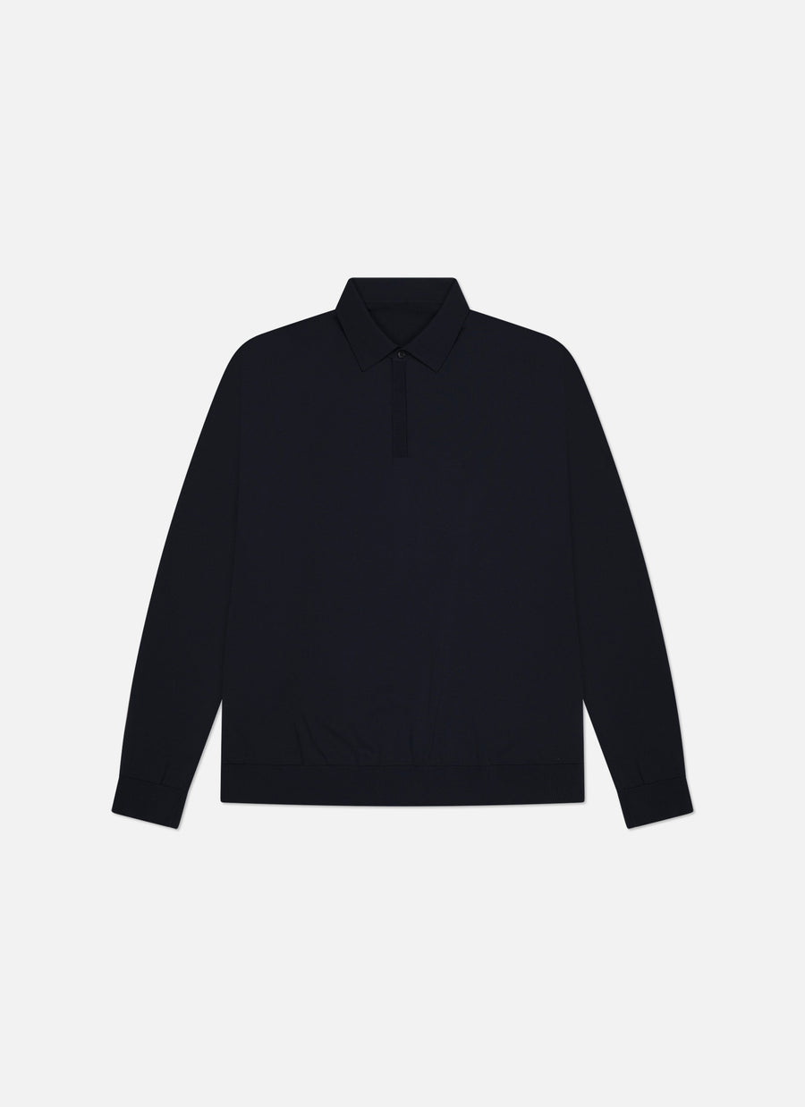 Polo de manga larga elegante 