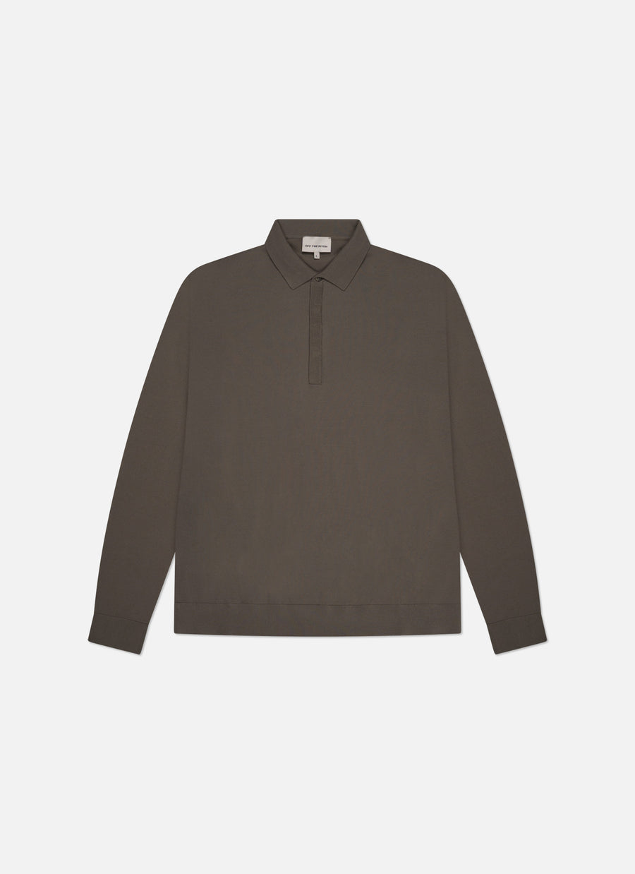 Polo Elegante de Manga Larga 