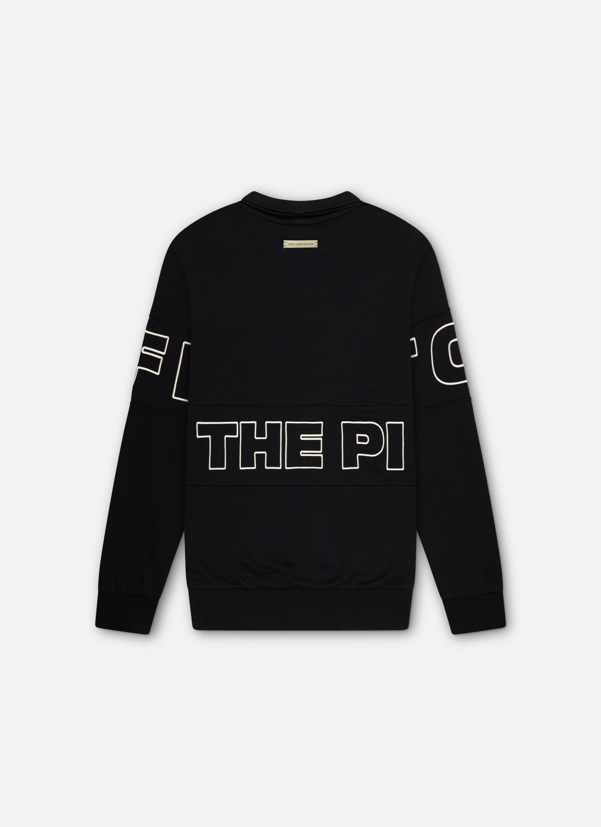 Half zip Polo sweater | Black