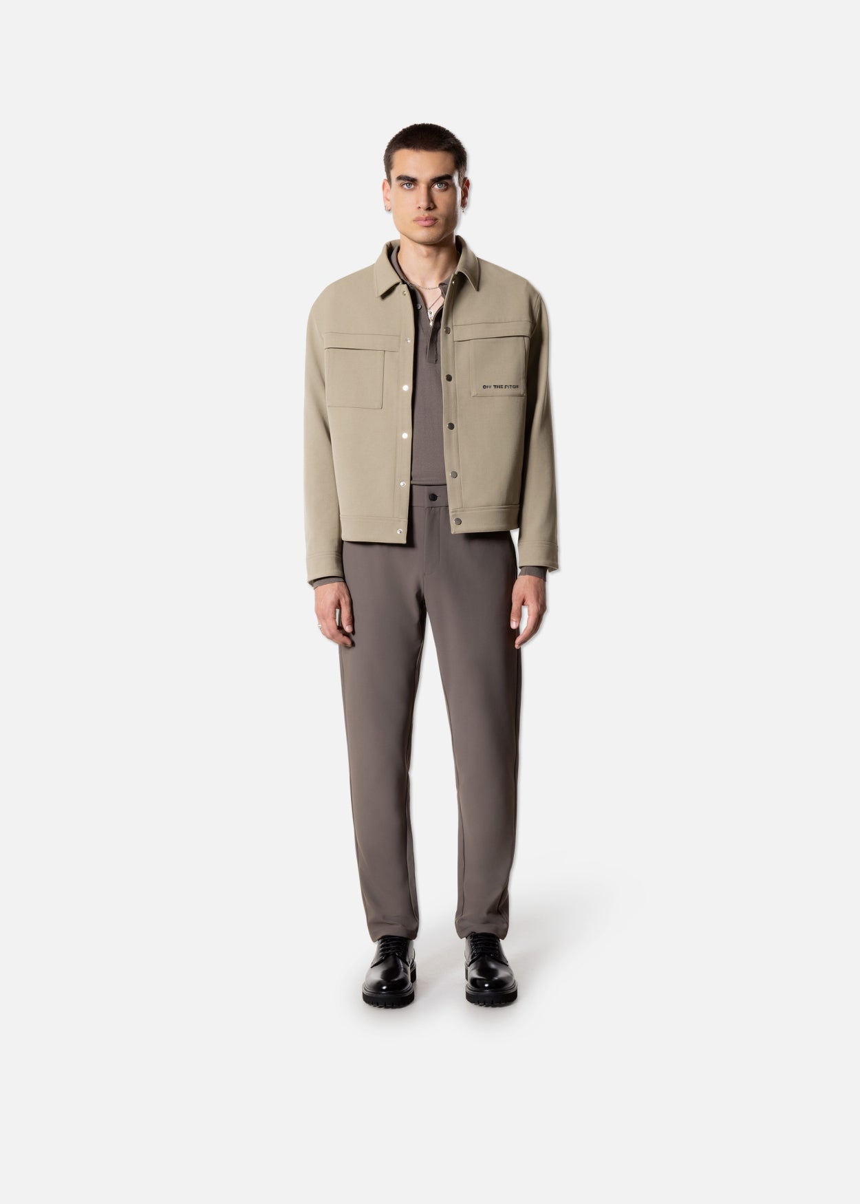 Pantalón de vestir Smart King | Marrón/Gris