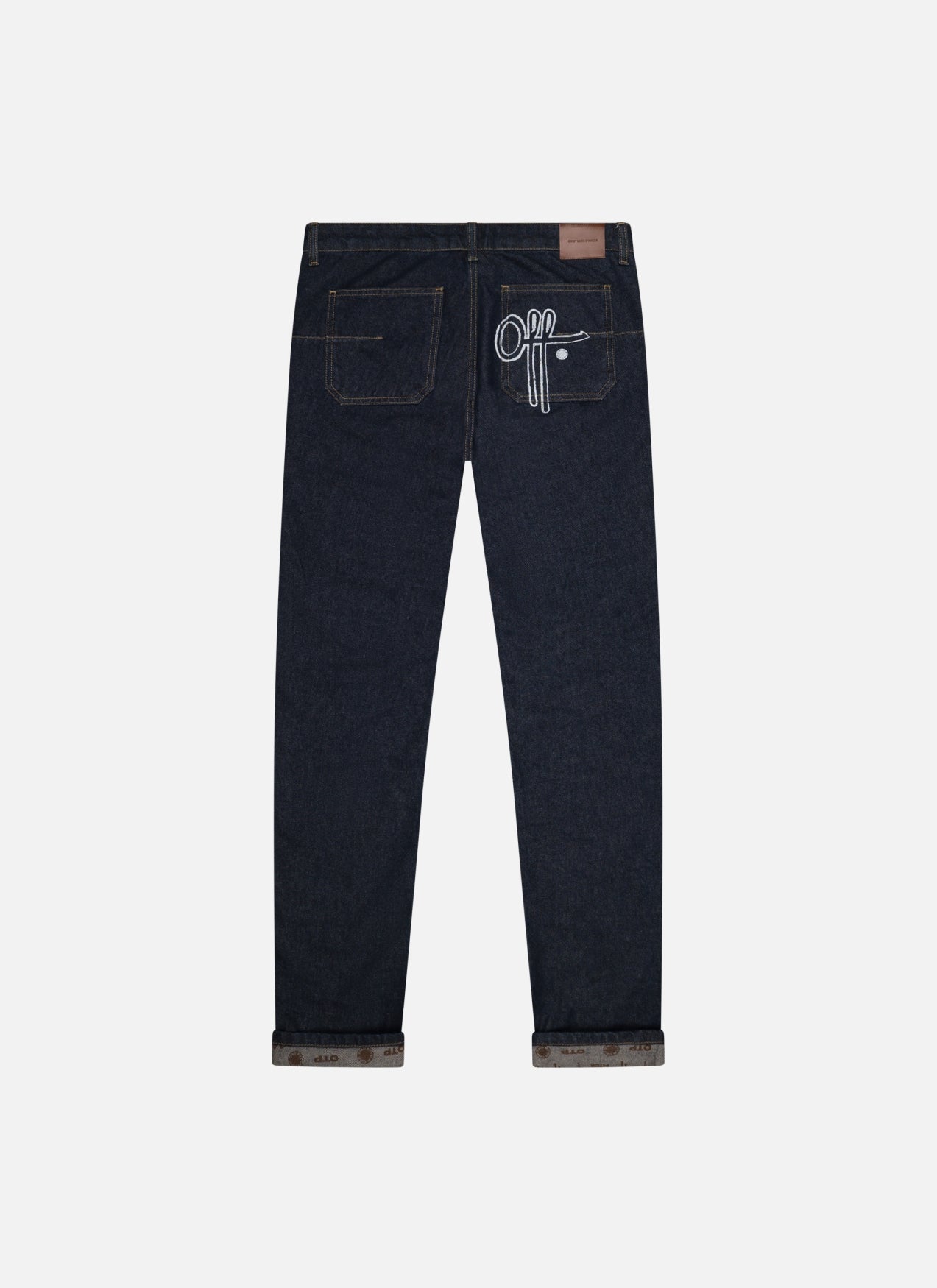 Double Faced Denim Jeans | Blue/Blue