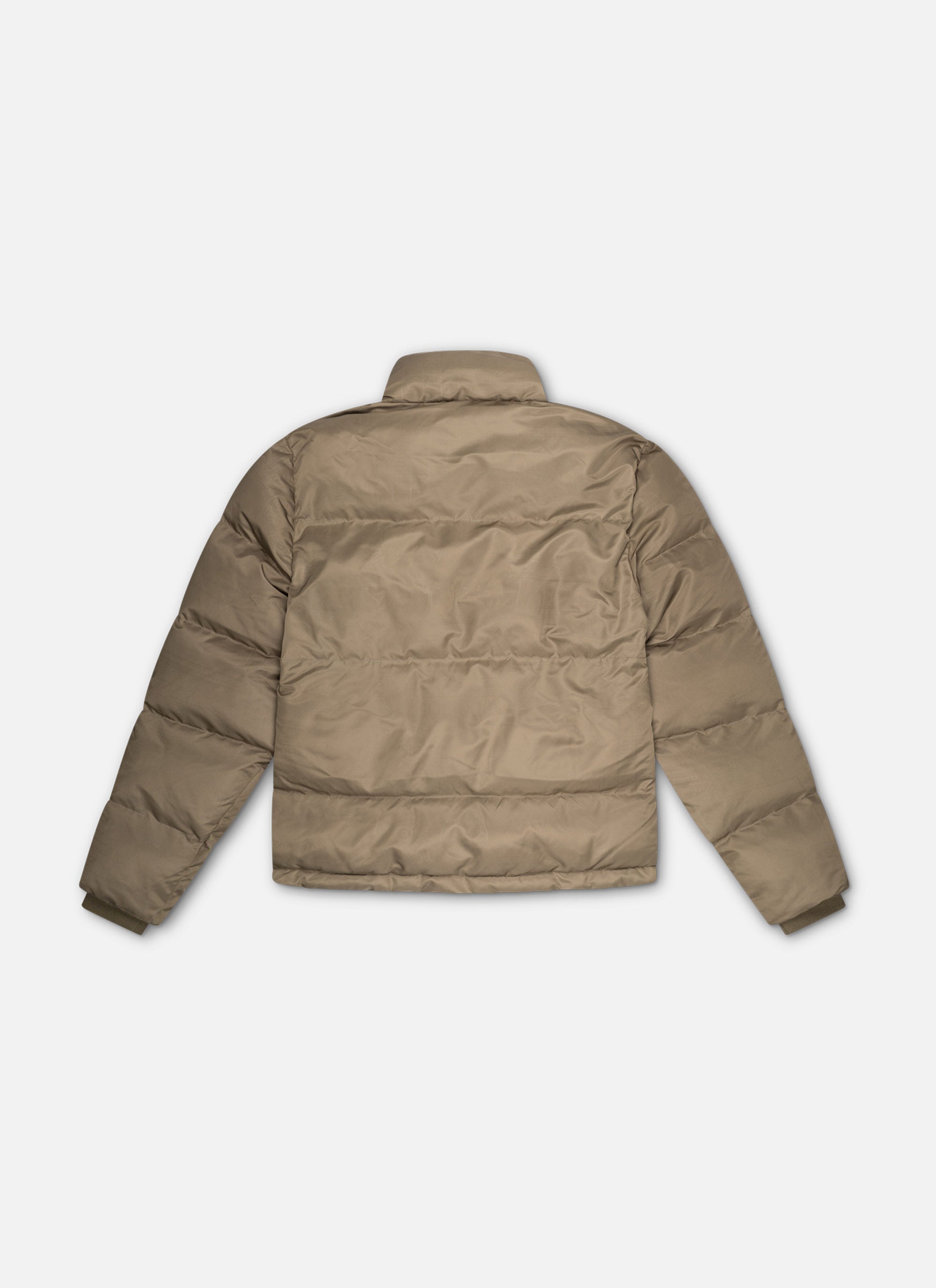 Printed Puffer | Brown/Grey