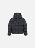 Chaqueta Corta con Capucha | Negro