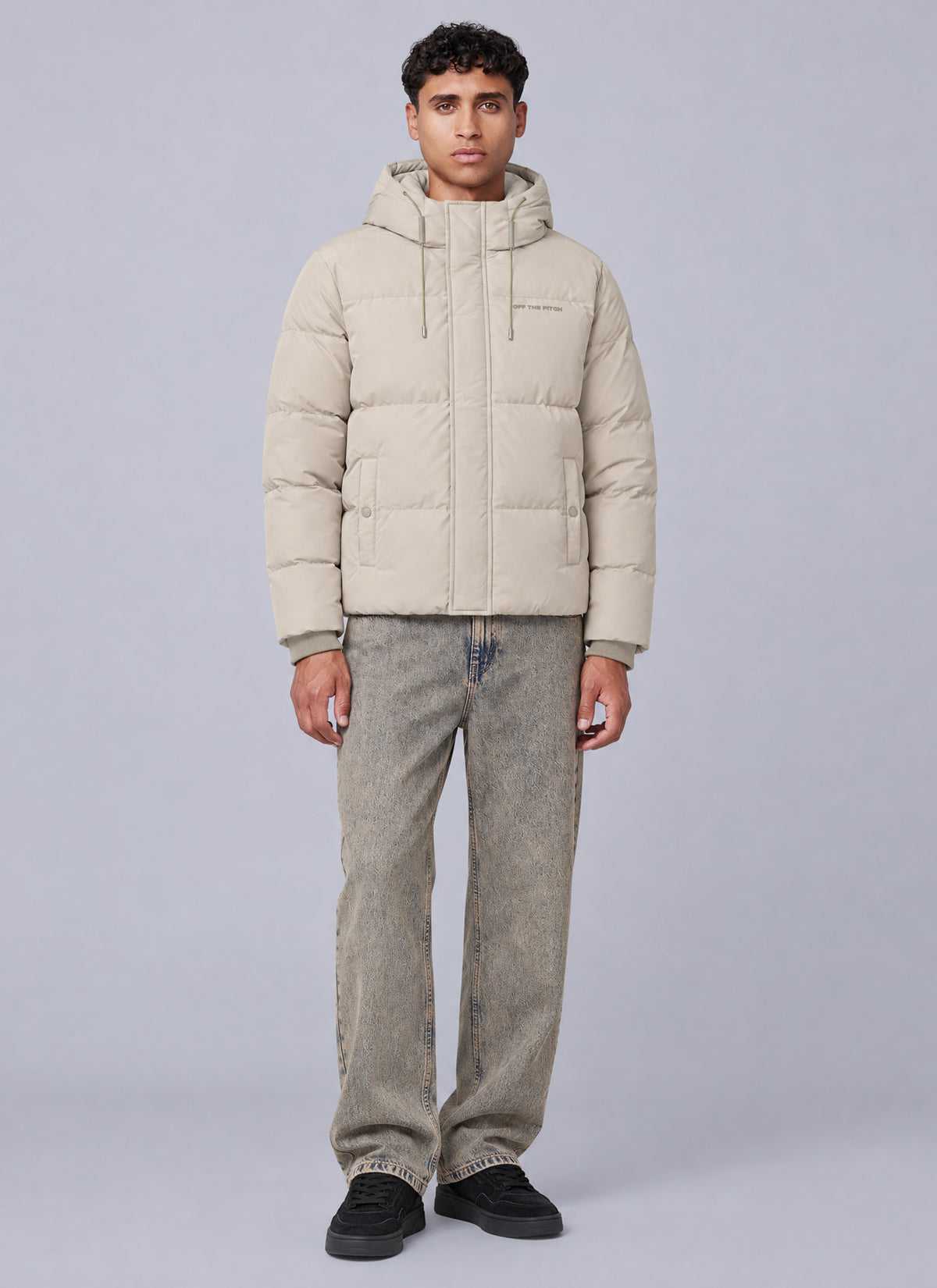 Hooded Short Jacket | Silver