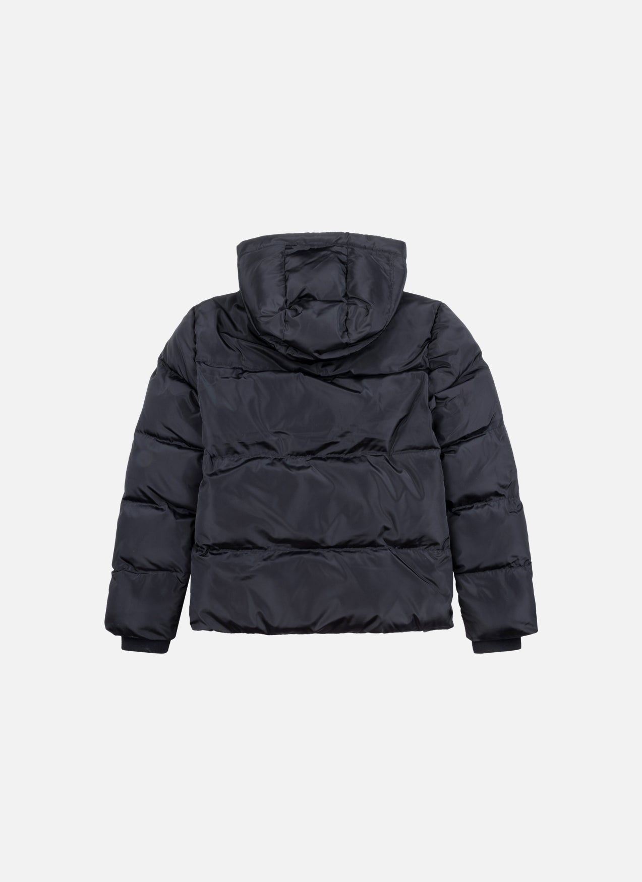 Chaqueta Corta con Capucha | Negro