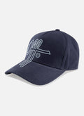 Outline Fullstop Cap | Navy/Blue