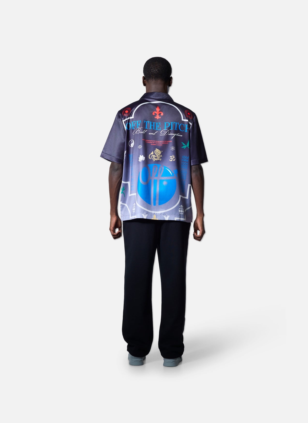Global Satin Shirt | Black
