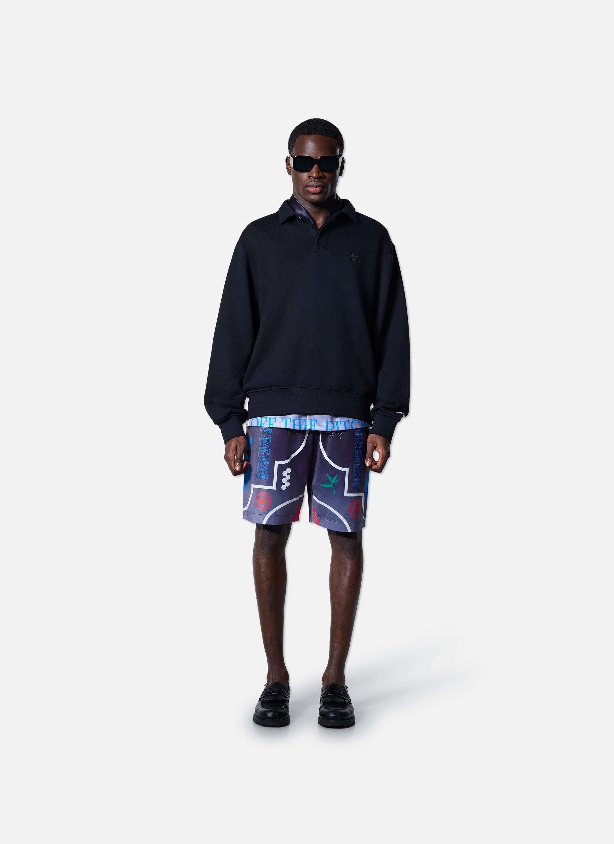Global Satin Shorts | Black