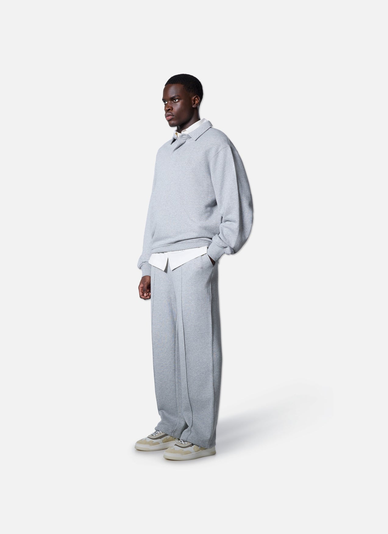 Kobe Straight Leg Jogger | Grey/Grey