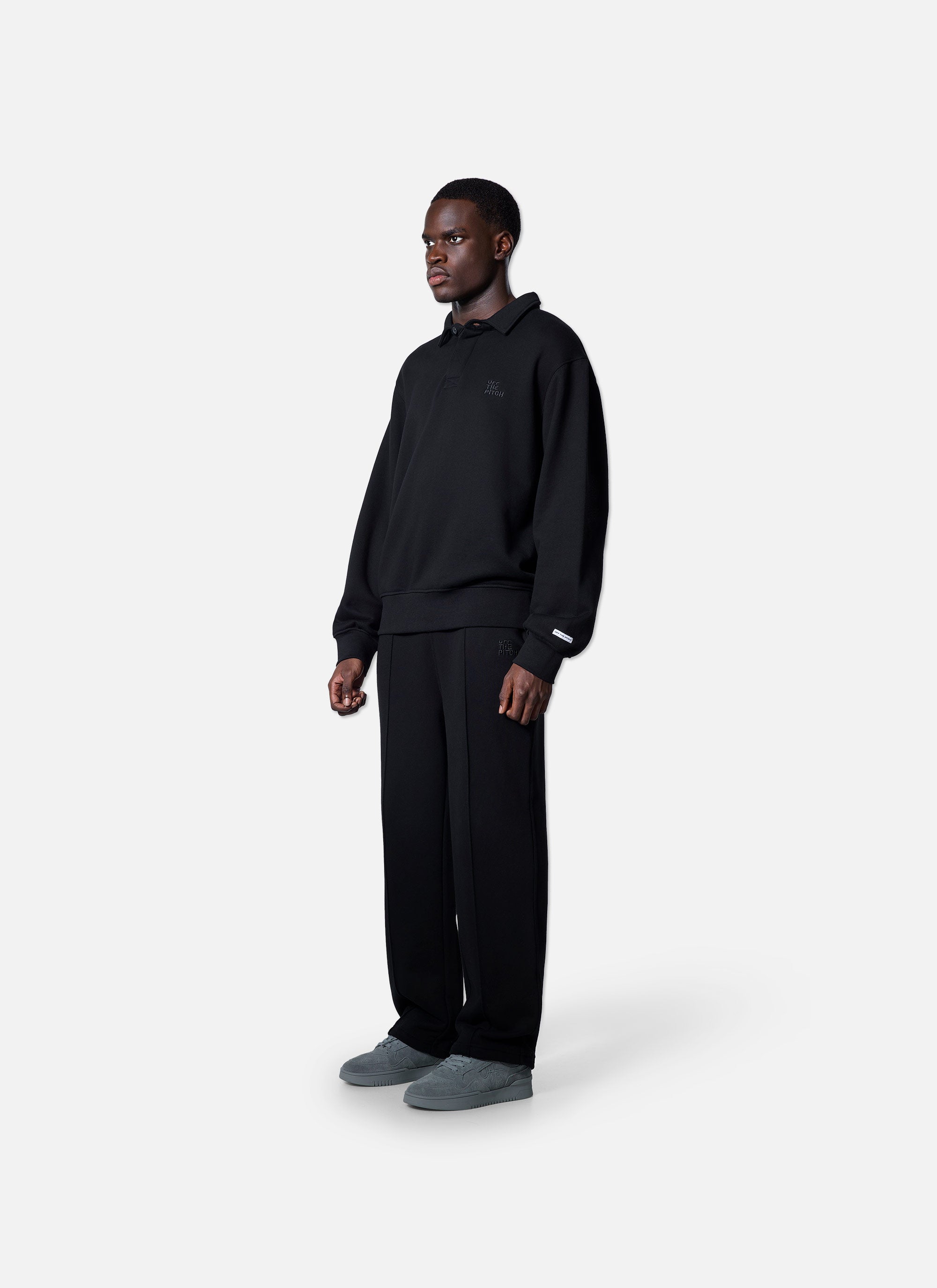 Polo de algodón Kobe | Negro