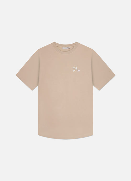 Fullstop Slim Fit Tee | Sand