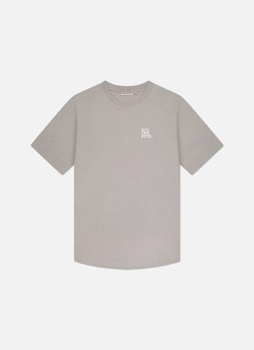 Fullstop Slim Fit Tee | Light Grey