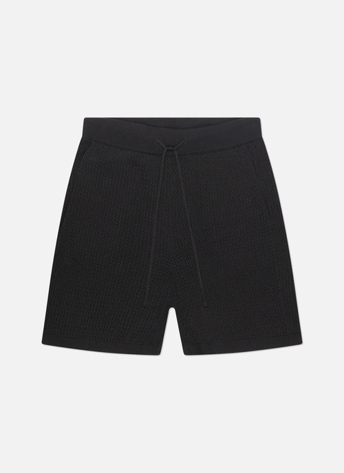 Crochet Boulevard Shorts | Black