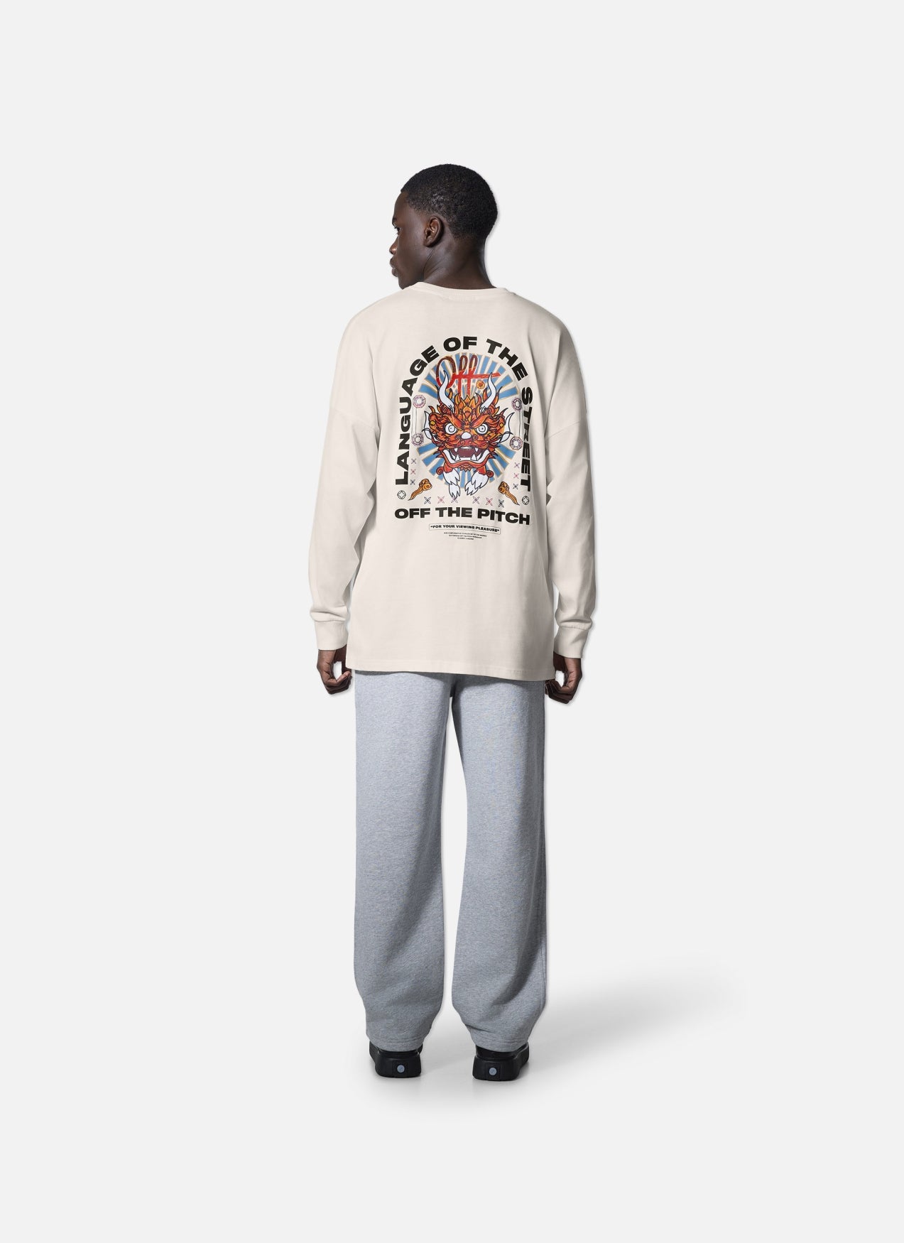 Dragon Oversized Longsleeve Tee | Off White