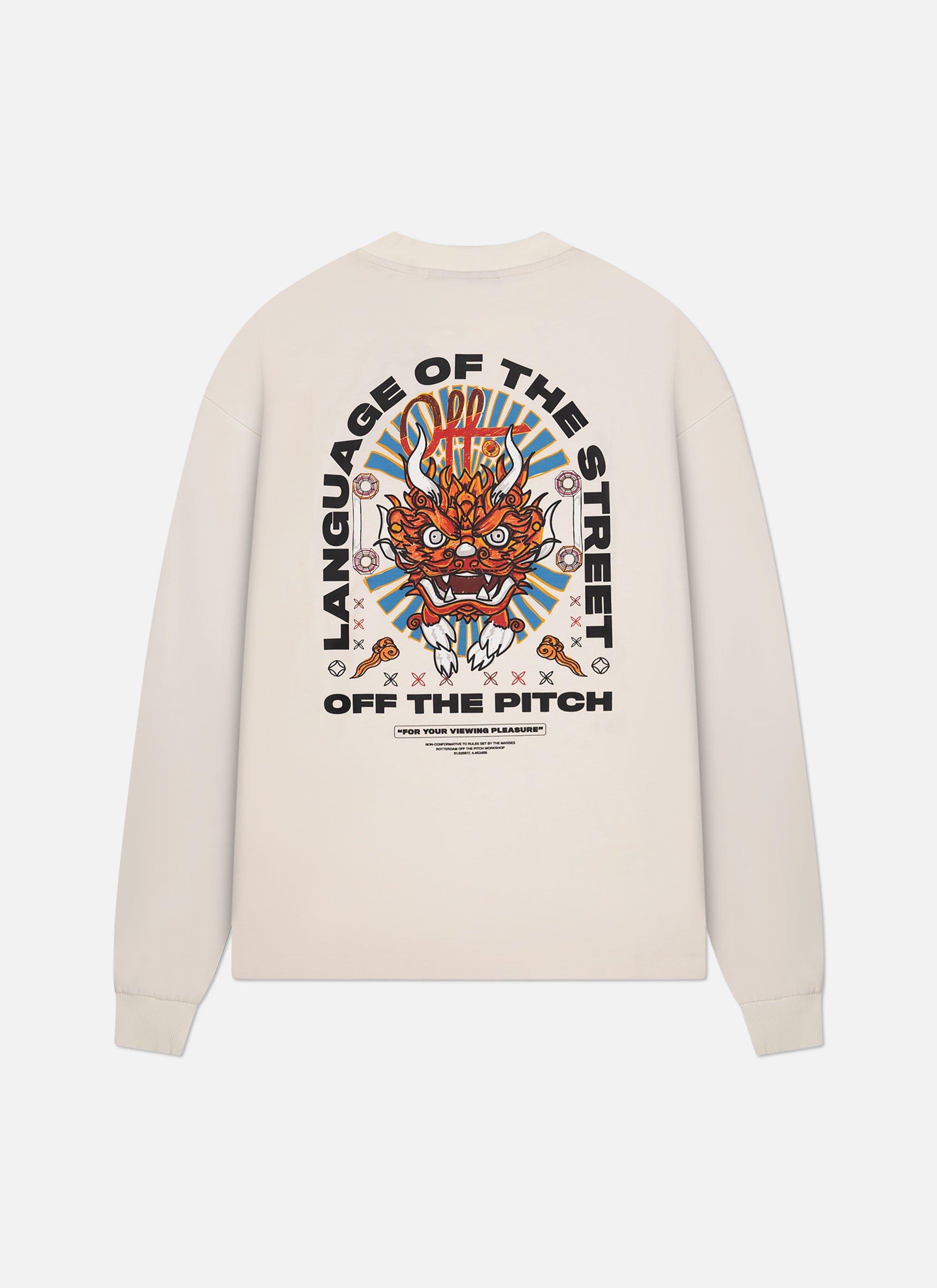 Dragon Oversized Longsleeve Tee | Off White