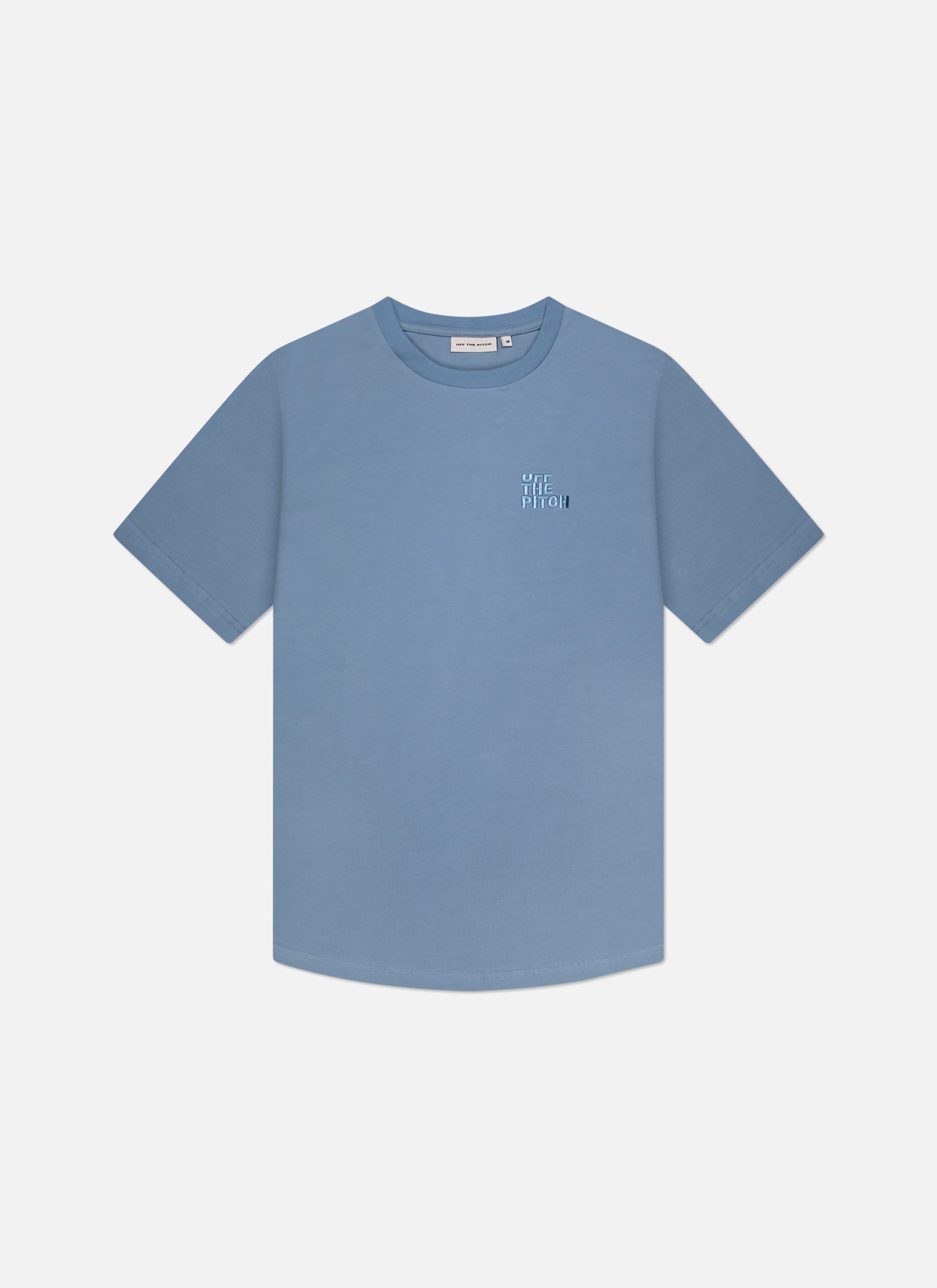 Backburn Faded Slim Fit Tee | Lead Blue