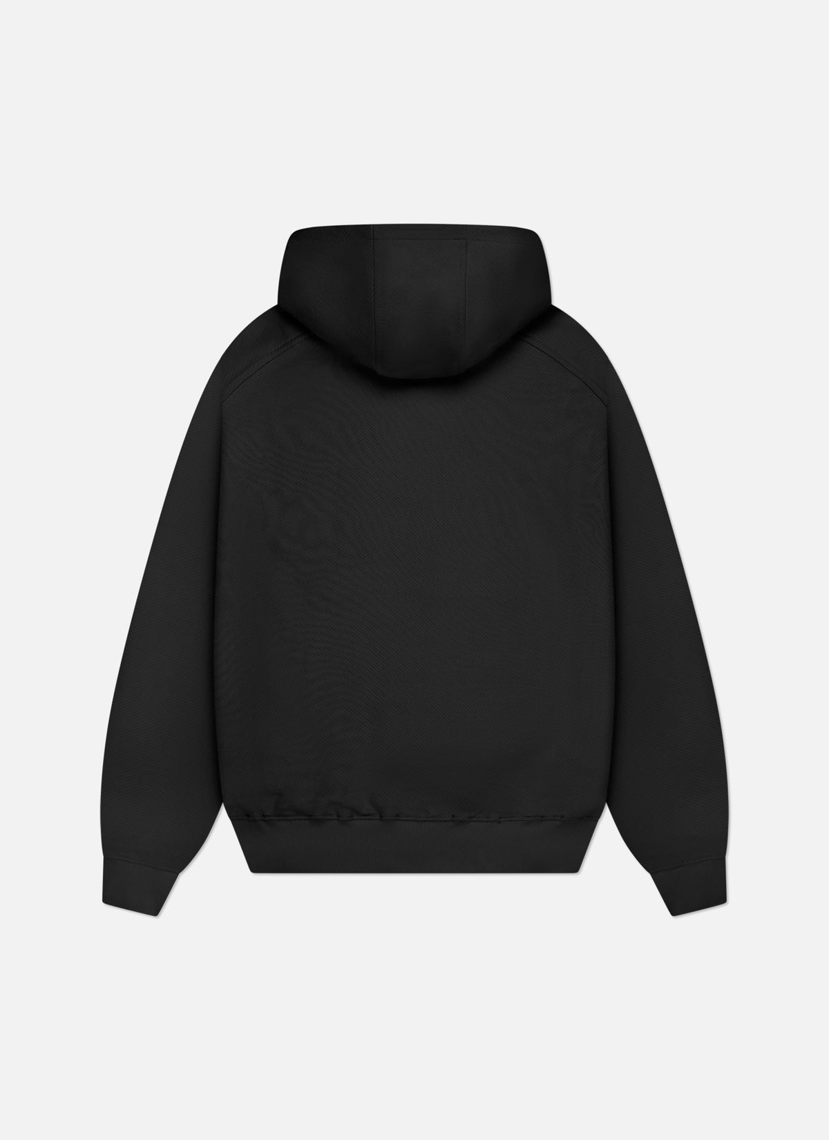 Essentials Rounded Hood Wardrobe Essentials Hood | Black – Off The Pitch
