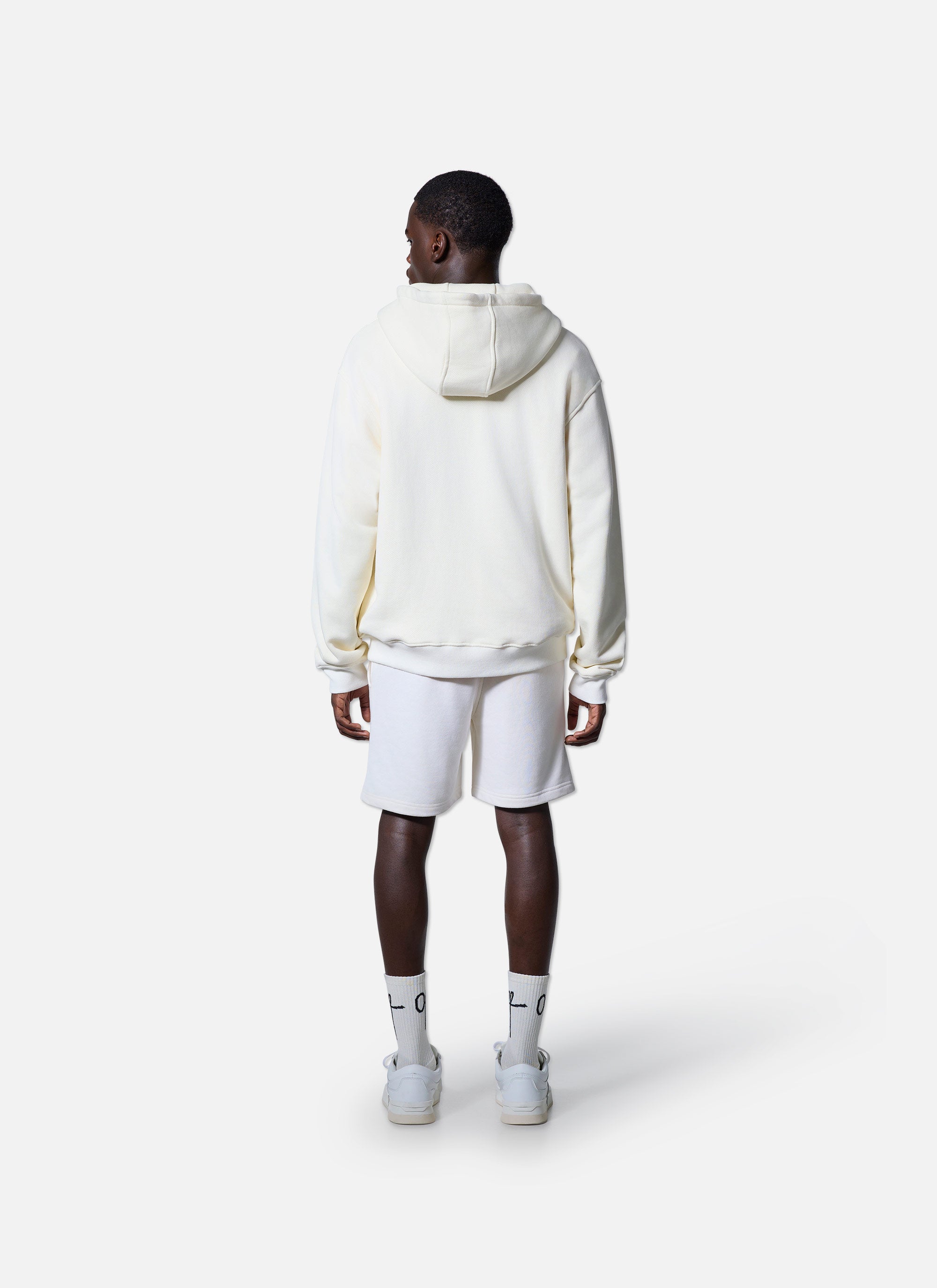 Wardrobe Essentials Full Zip Hood | Off White