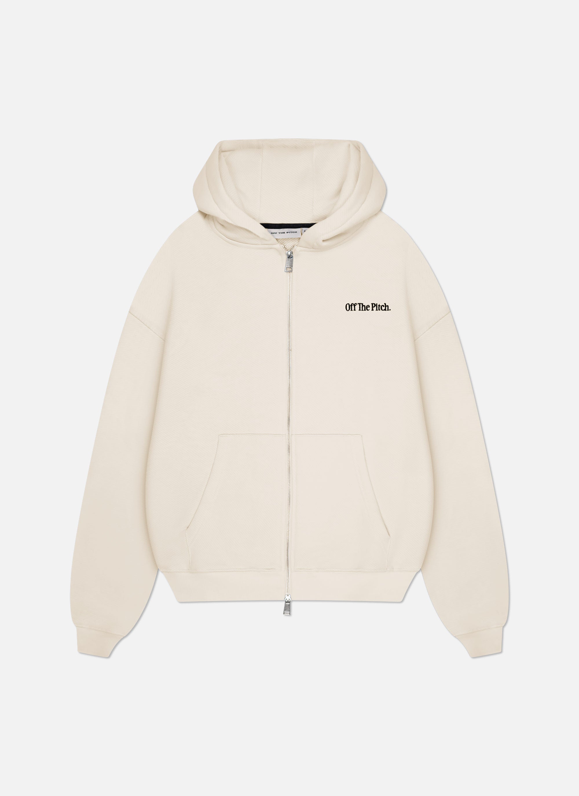 Wardrobe Essentials Full Zip Hood | Off White