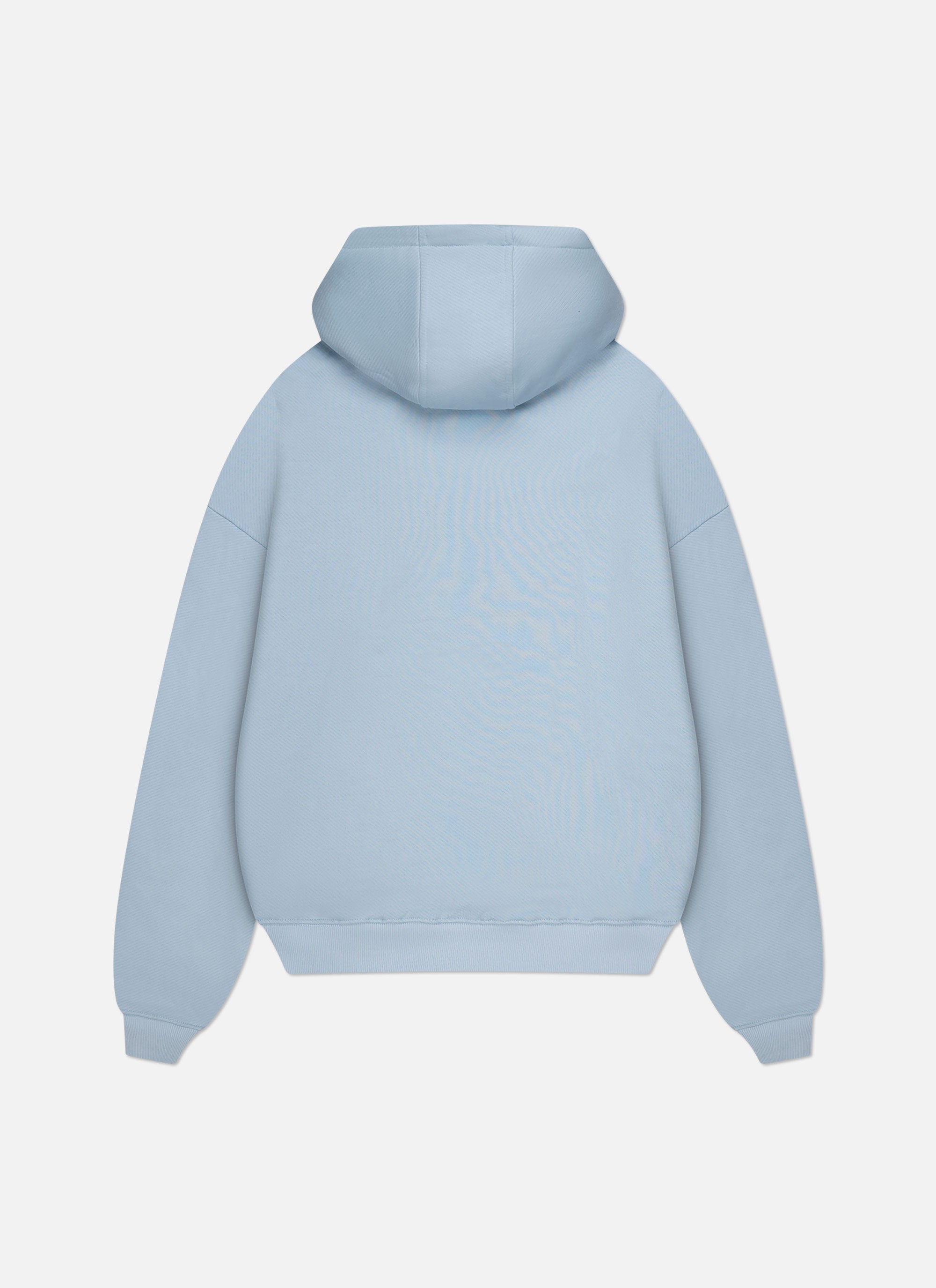 Wardrobe Essentials Full Zip Hood | Sky light blue