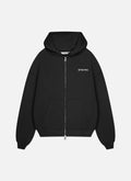 Wardrobe Essentials Full Zip Hood | Black