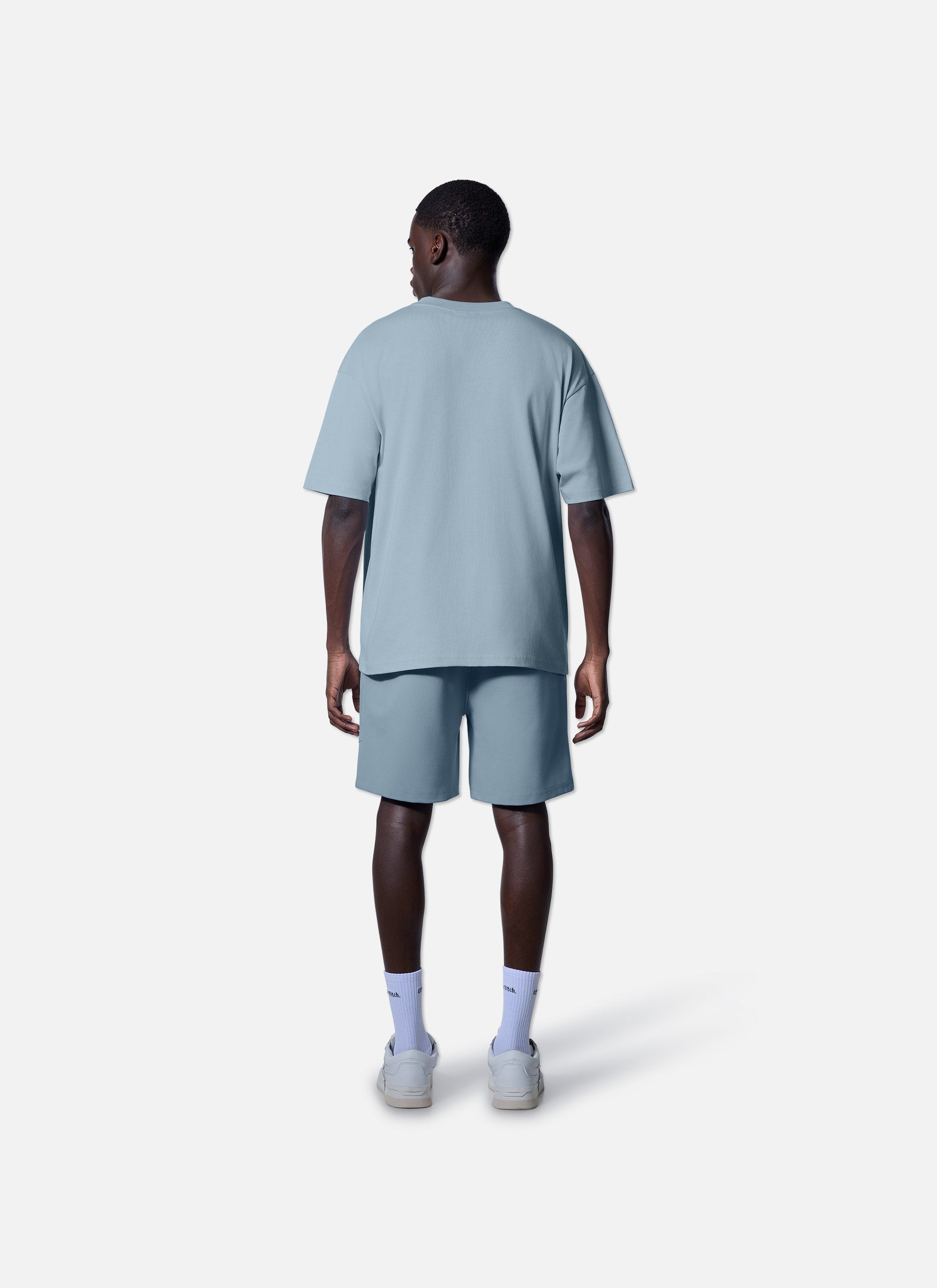 Wardrobe Essentials Loose Fit Tee | Sky light blue