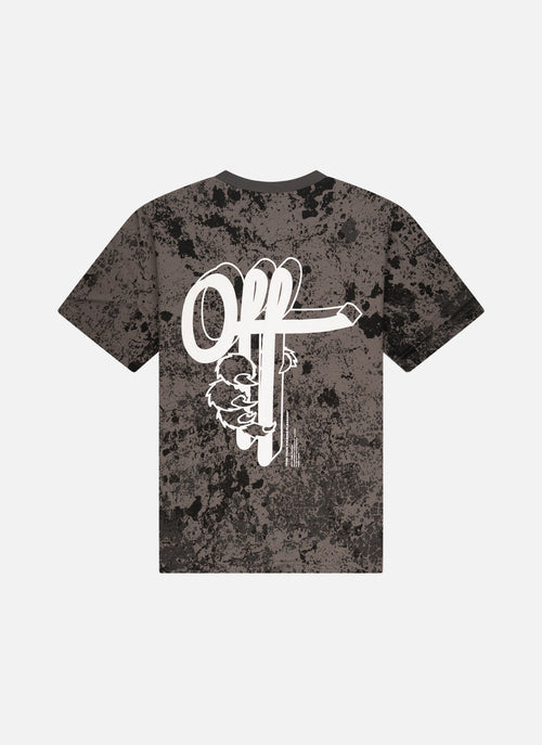 Blotch Loose Fit Tee | Black