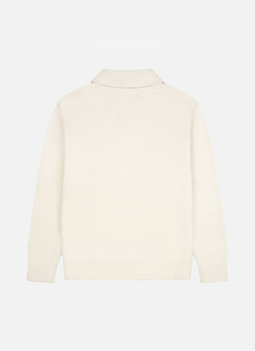 Boucle Grip Sweater | Gebroken Wit