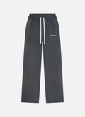 Raw Edge Panel Pants | Dark grey