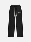 Raw Edge Panel Pants | Black