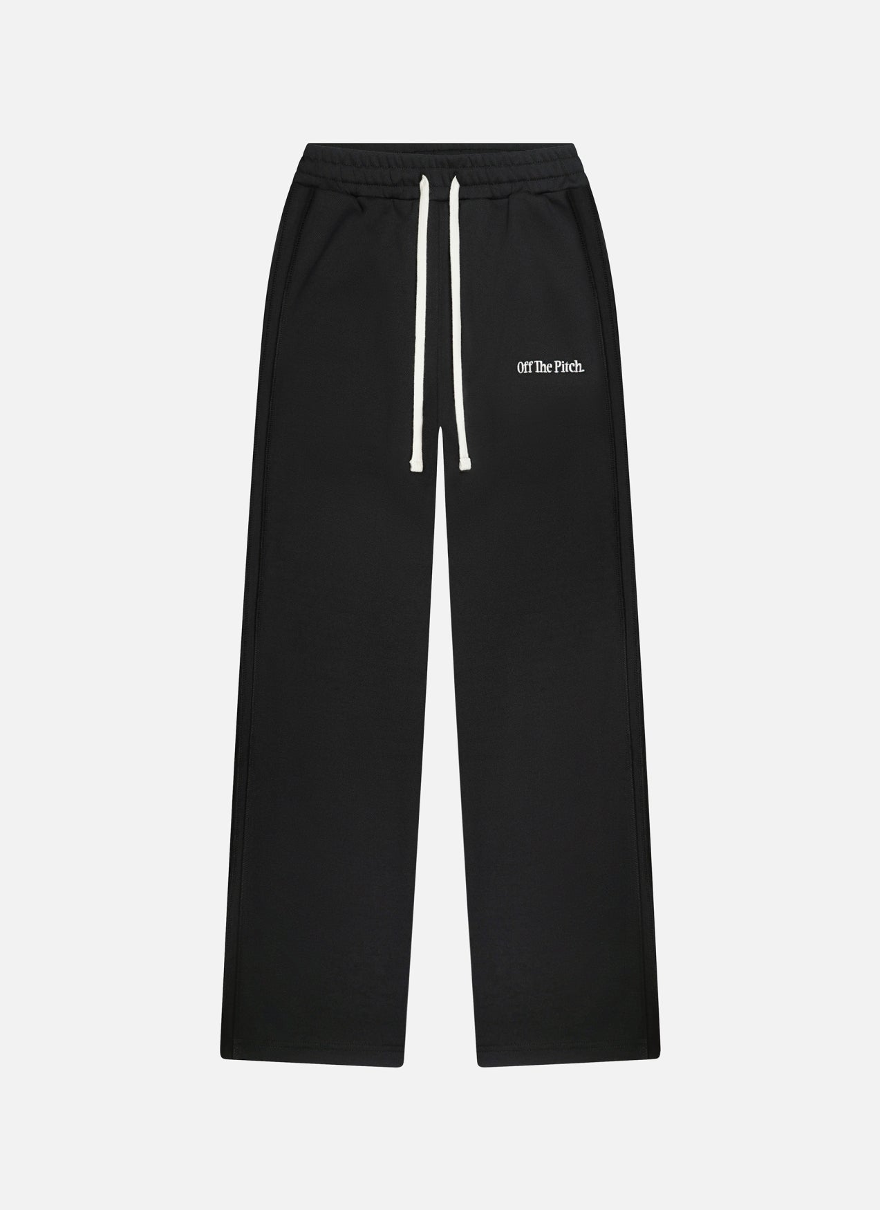 Raw Edge Panel Pants | Black