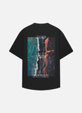 Lava Oversized Tee | Black