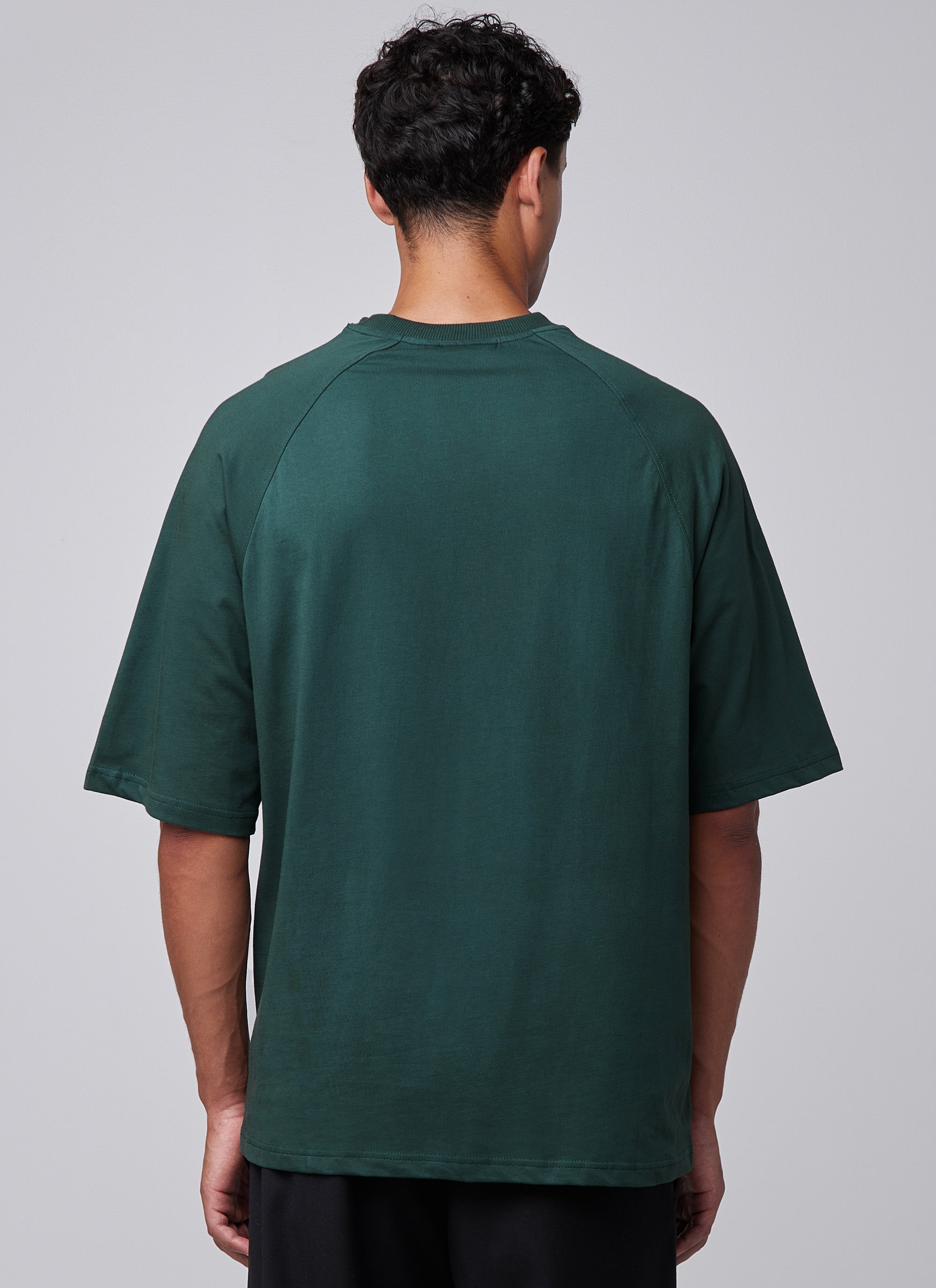 Raglan Loose Fit Tee | Forest Green