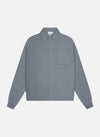 Flat Knit Tailored Overshirt 