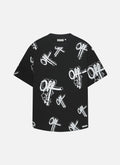 Off Mark Oversized Tee | Black
