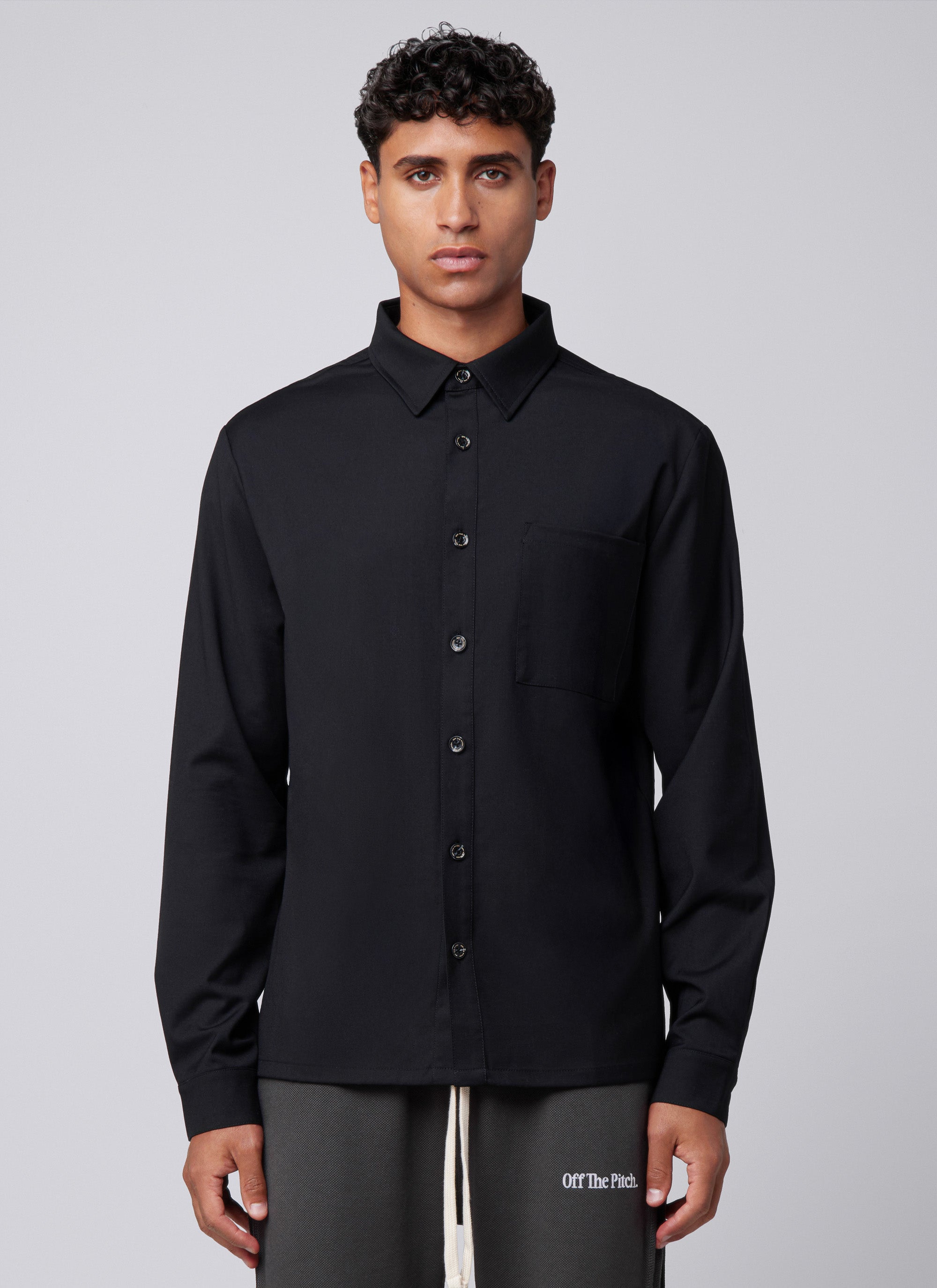 Camisa elegante Cabinet | Negra