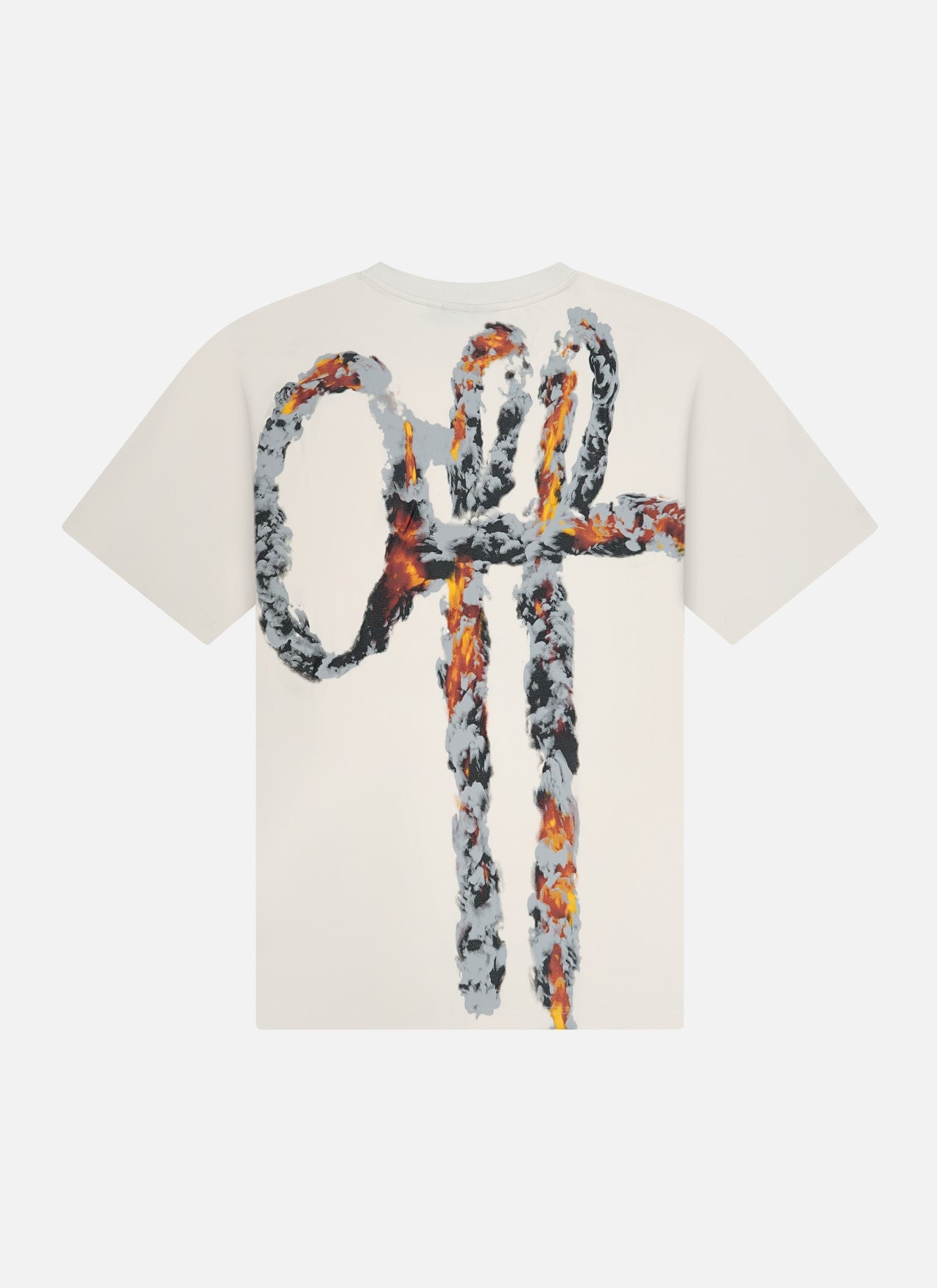 Smoke Regular Fit Tee | Off White