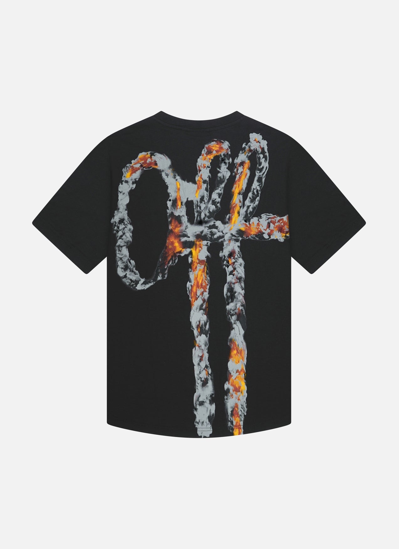 Smoke Regular Fit Tee | Black