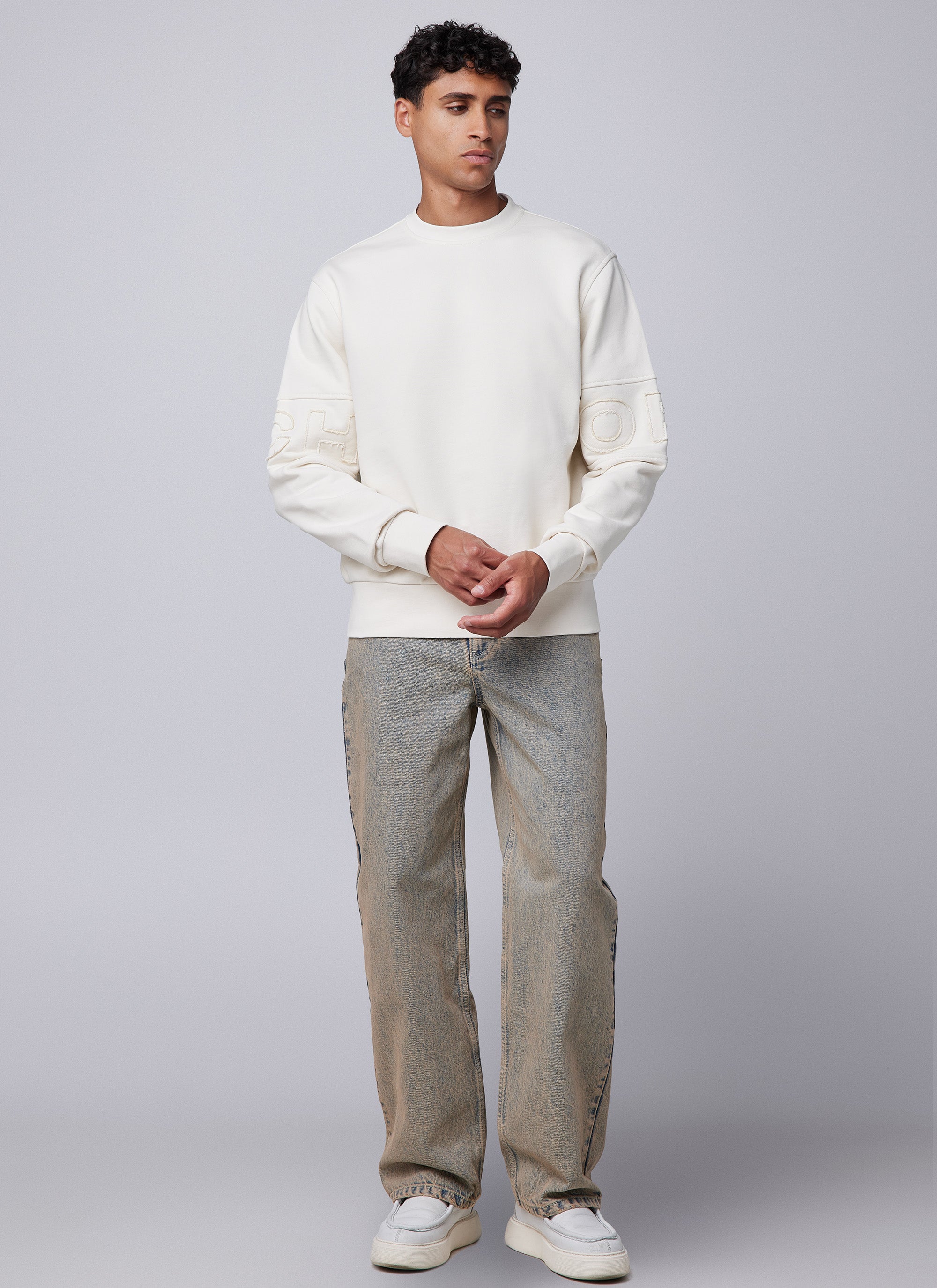 Logo Patch Crewneck | Off White