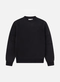Logo Patch Crewneck | Black
