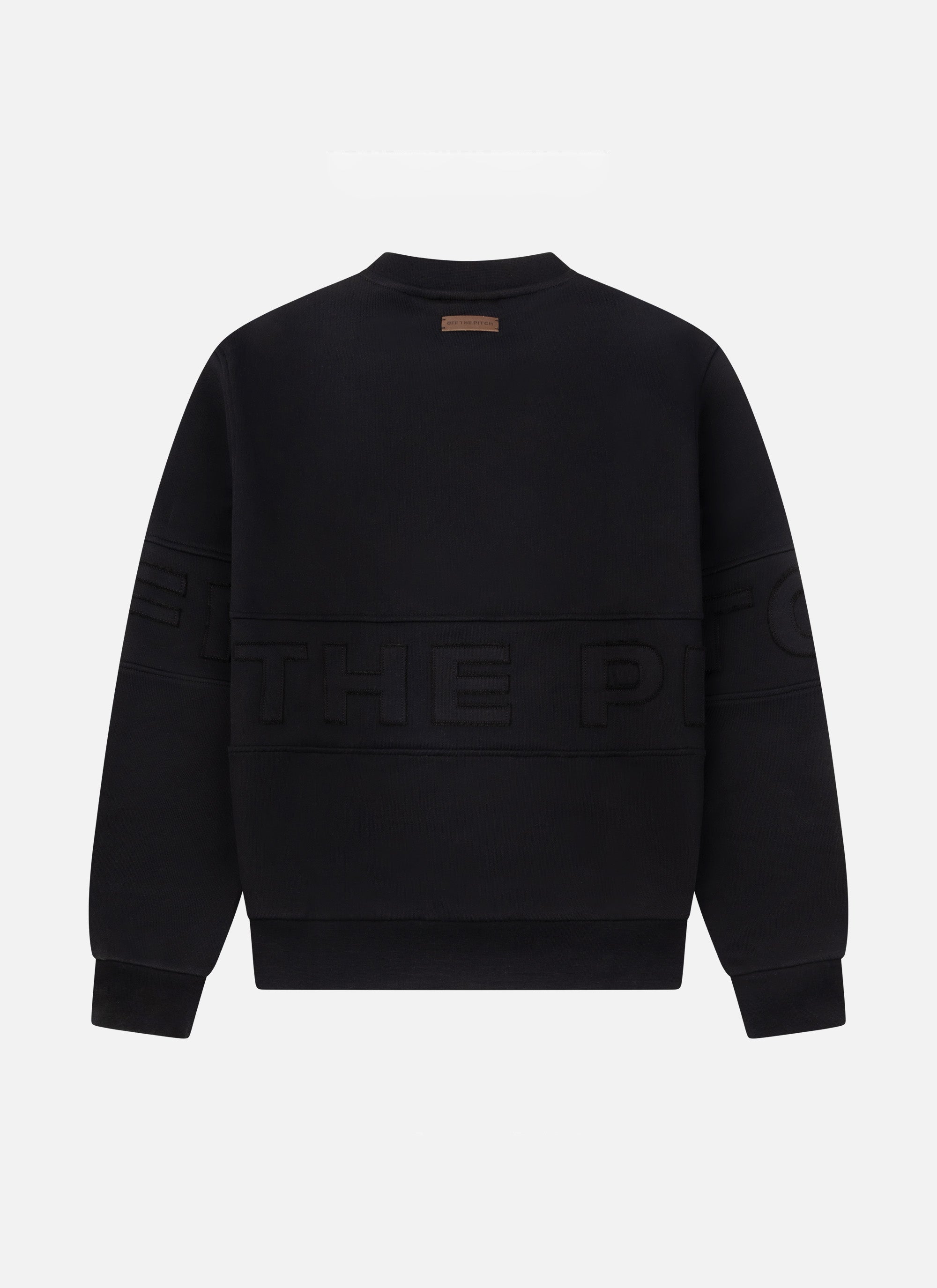 Logo Patch Crewneck | Black