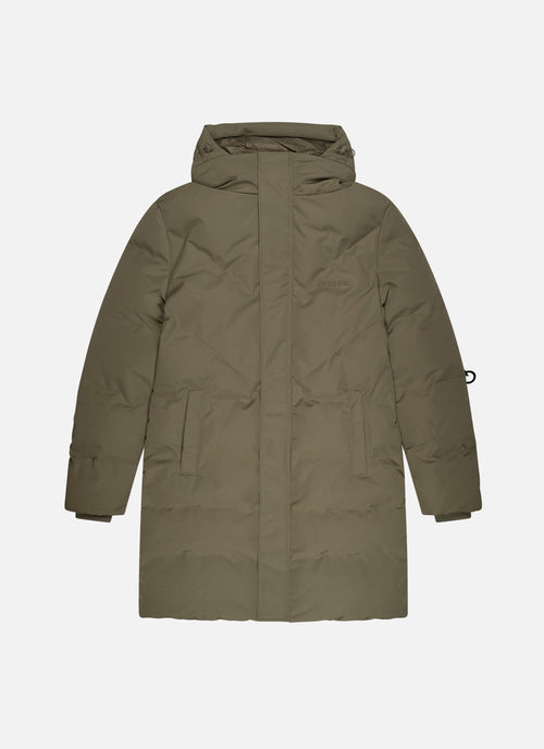 Ripstop Longline Puffer | Olive